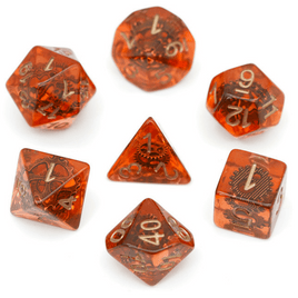 FBG1209: Copper Gears RPG Dice Set