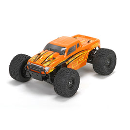 ECX01000T2: Ruckus 1/18 4WD Monster Truck: Orange/Yellow RTR
