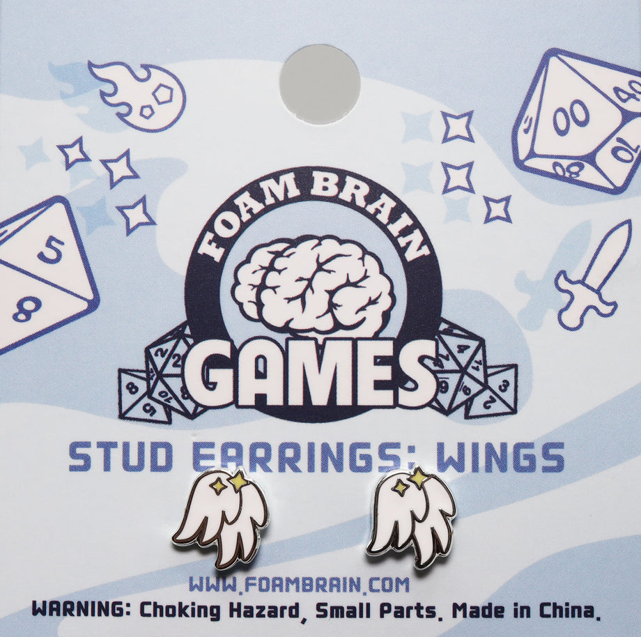 FBG0861: Stud Earrings: Wings