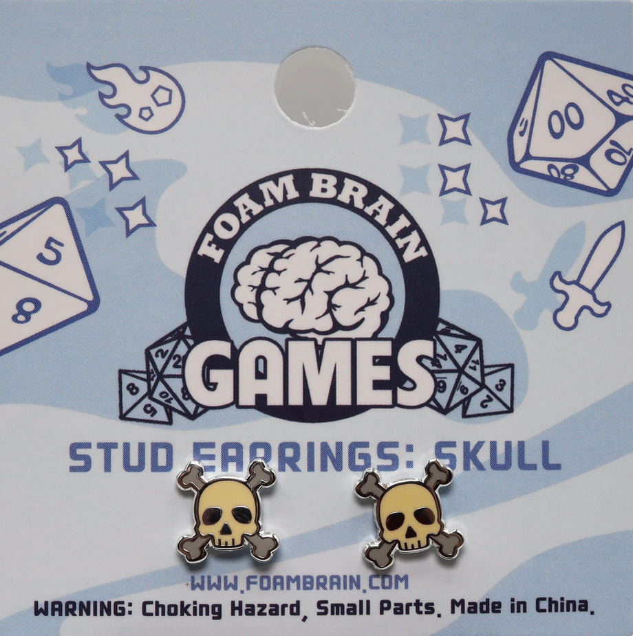 FBG0872: Stud Earrings: Skull