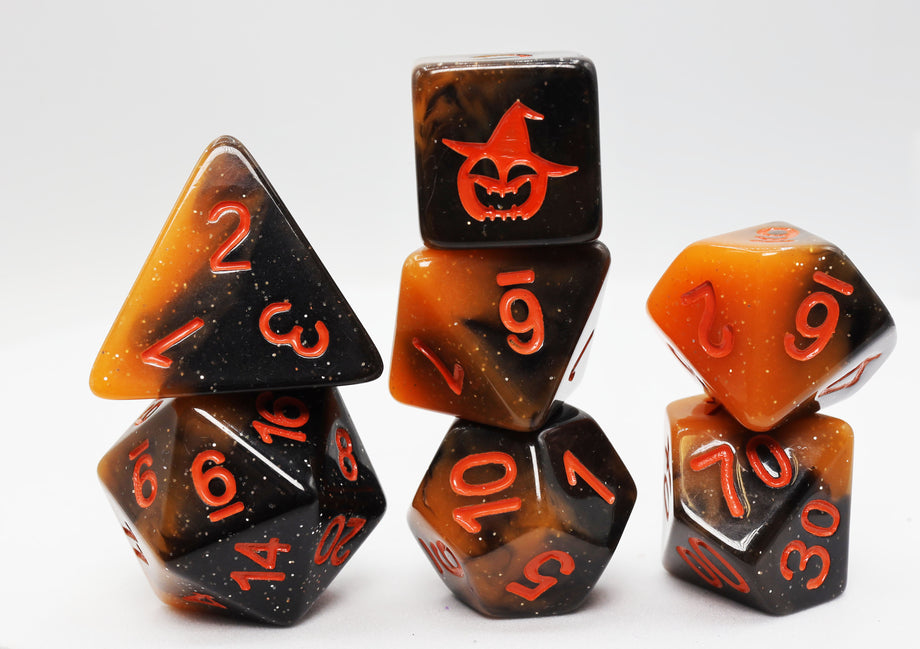 FBG2434: Halloween Pumpkin Dice Set