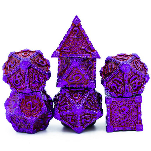 FBG4326: Dagger of Venom: Mauveine RPG Metal Dice Set