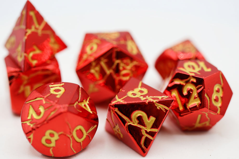 FBG4336: Ruby Quarry RPG Metal Dice Set