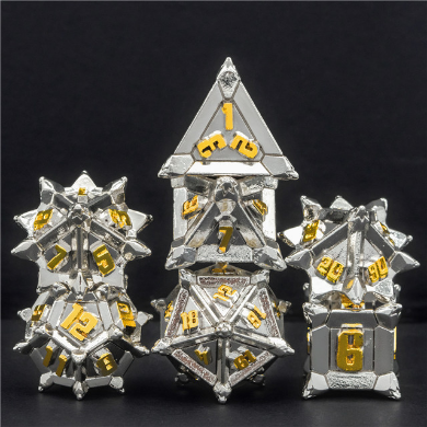 FBG4199: Holy Flail RPG Metal Dice Set