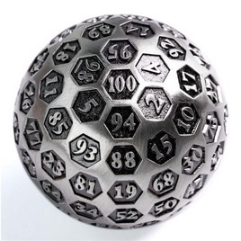 FBG5078: Inscribed 45mm Metal D100 - Silver