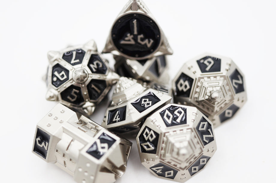 FBG4277: Dice 51: Onyx Ethers RPG Metal Dice Set