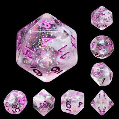 FBG2402: Pink Memory RPG Dice Set