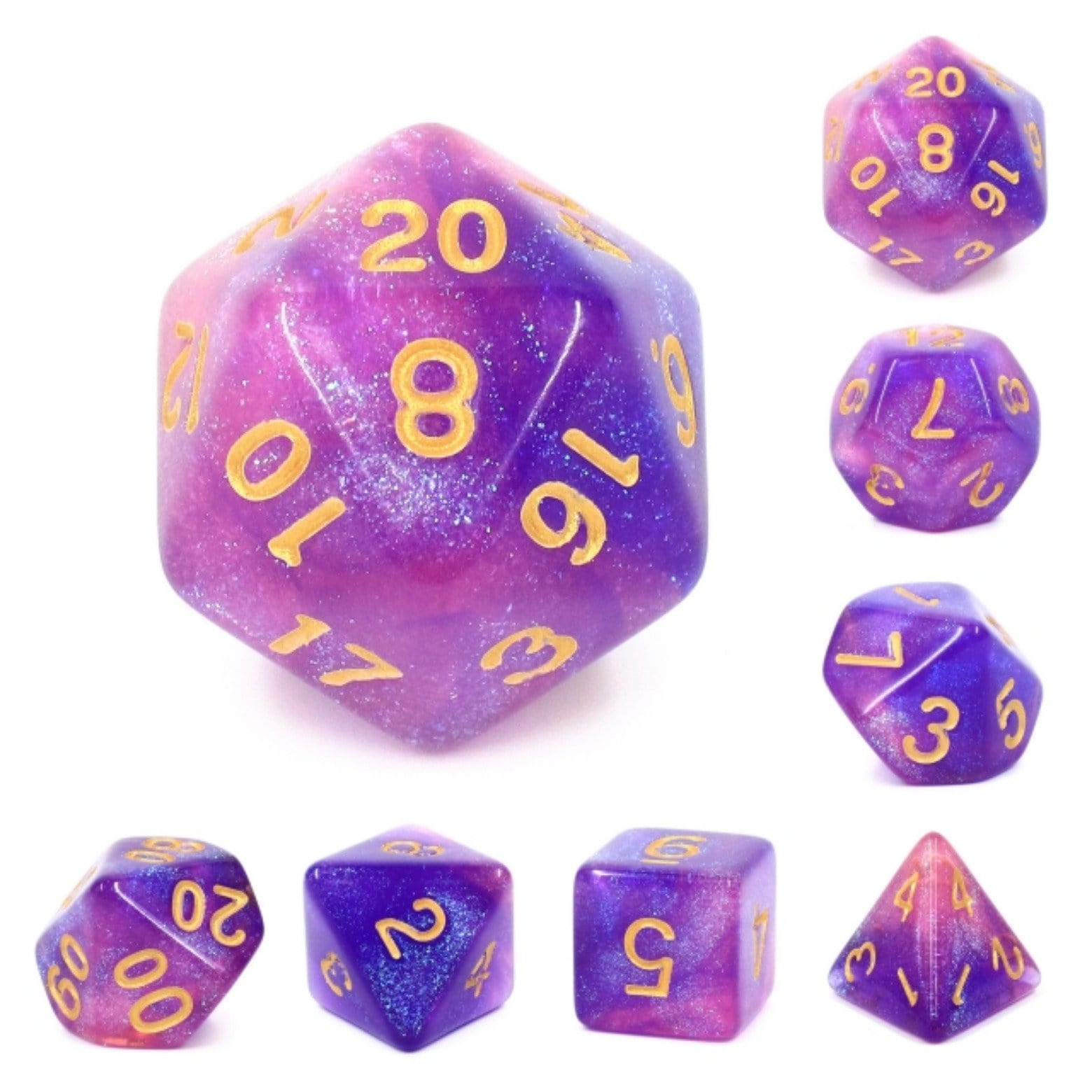 FBG2143: Briar Rose Aurora RPG Dice Set