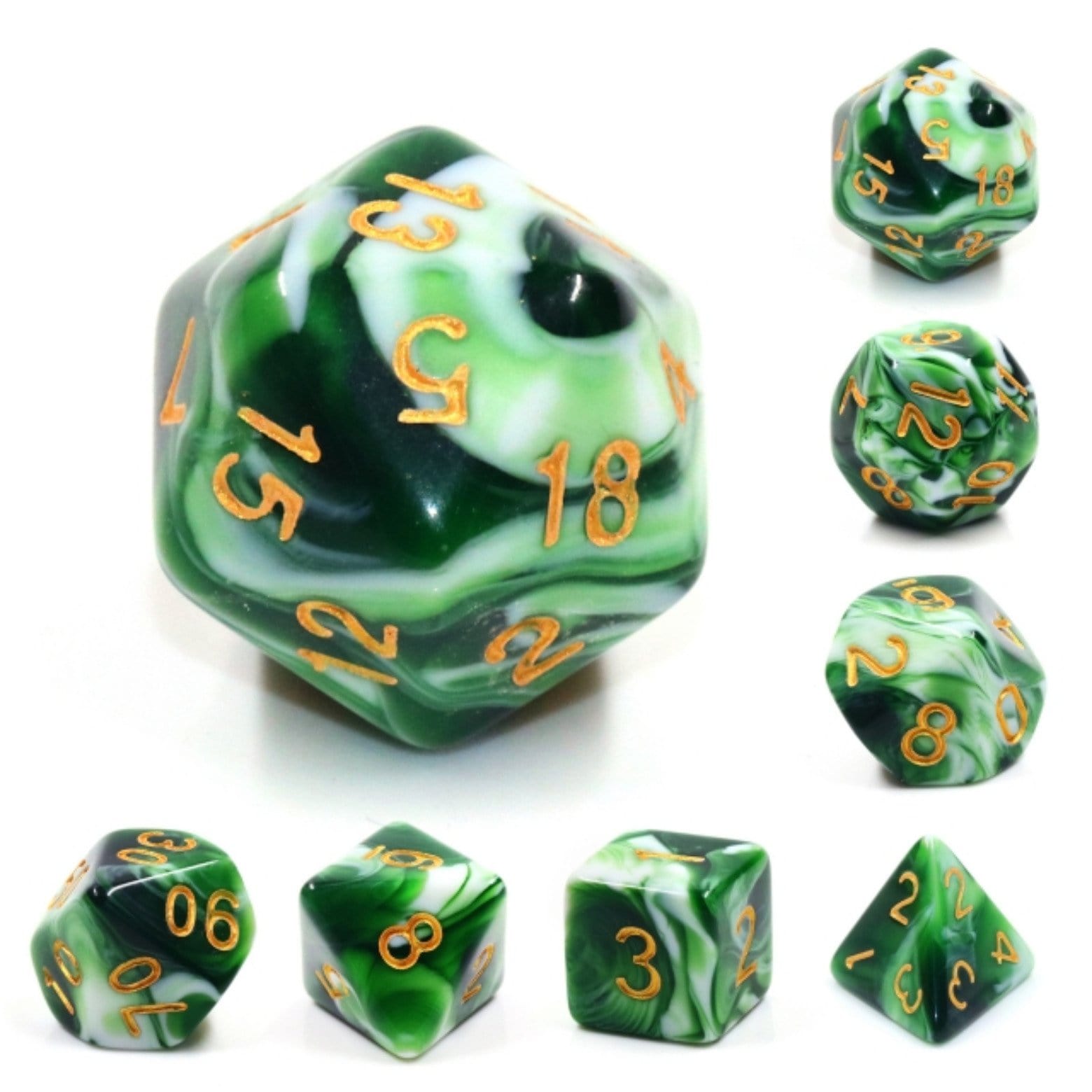 FBG2167: Jadeite RPG Dice Set