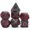 FBG1176: Huge Black Castle Dice Set - 25mm