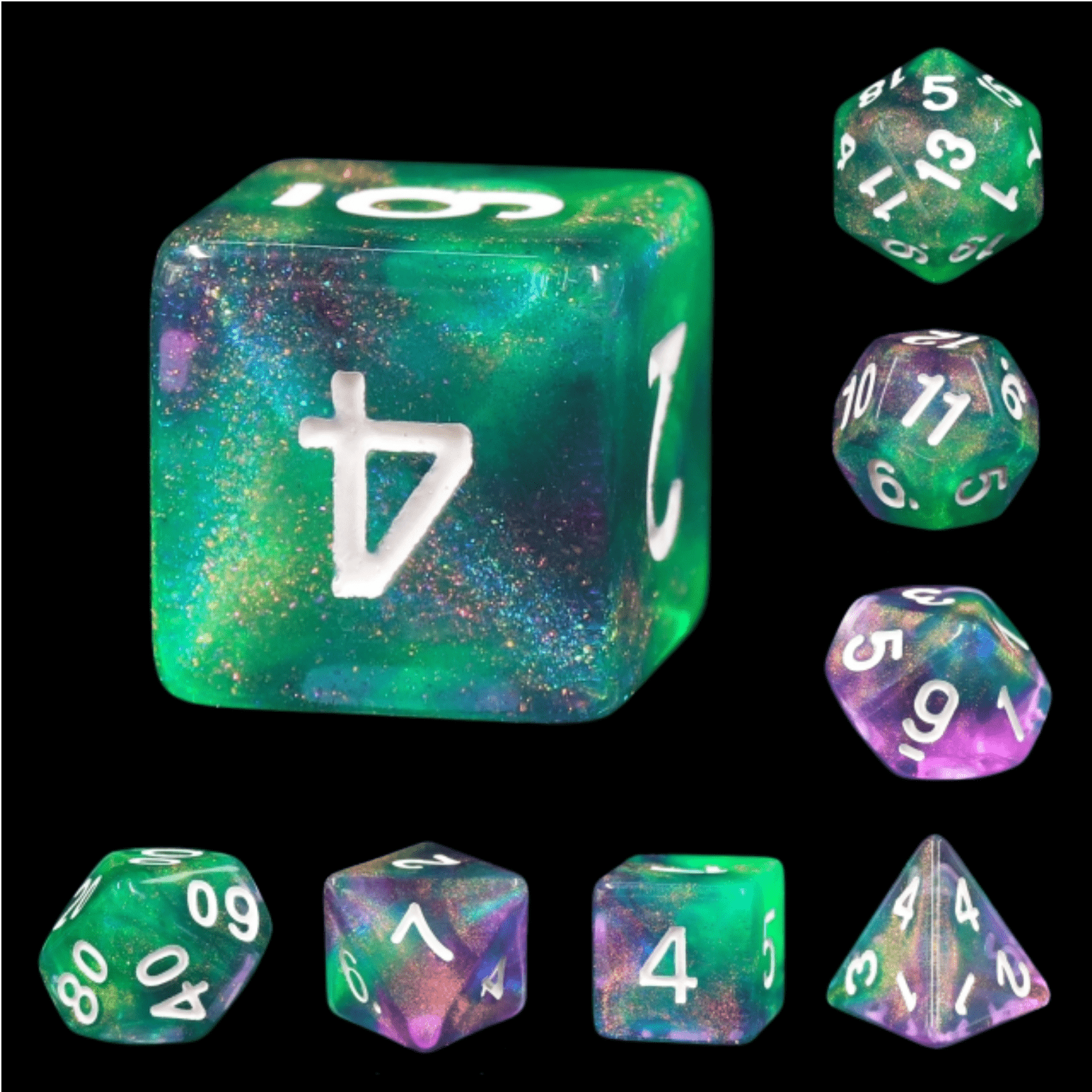 FBG1211: Sour Grapes RPG Dice Set