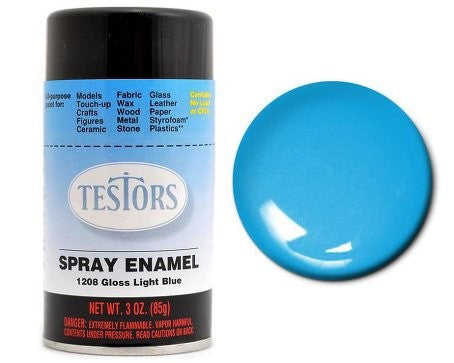 TES 1208 Light Blue Enamel Spray 3oz