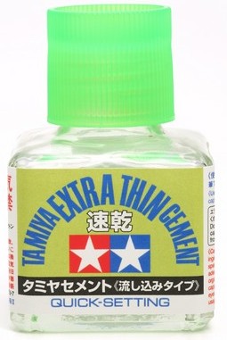TAM87182: Extra-Thin Cement 40ml, Quick-Setting