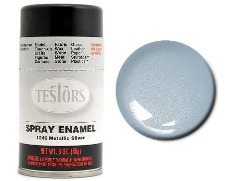 TES 1246 Silver Enamel Spray 3oz