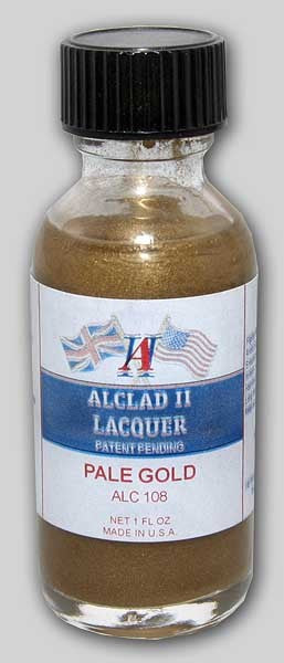 ALC 108 1oz. Bottle Pale Gold Lacquer