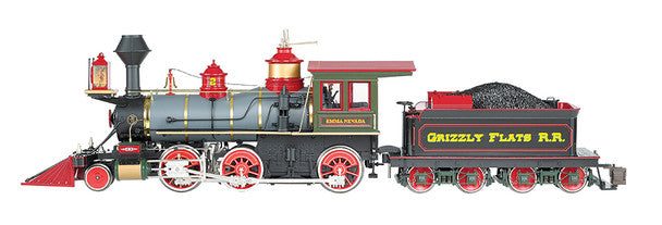 BAC81489: GRIZZLY FLATS EMMA NEVADA 2-6-0 STEAM LOCOMOTIVE & TENDER