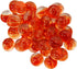 CHX01164: Red Catseye Glass Stones in 5.5` Tube (40)