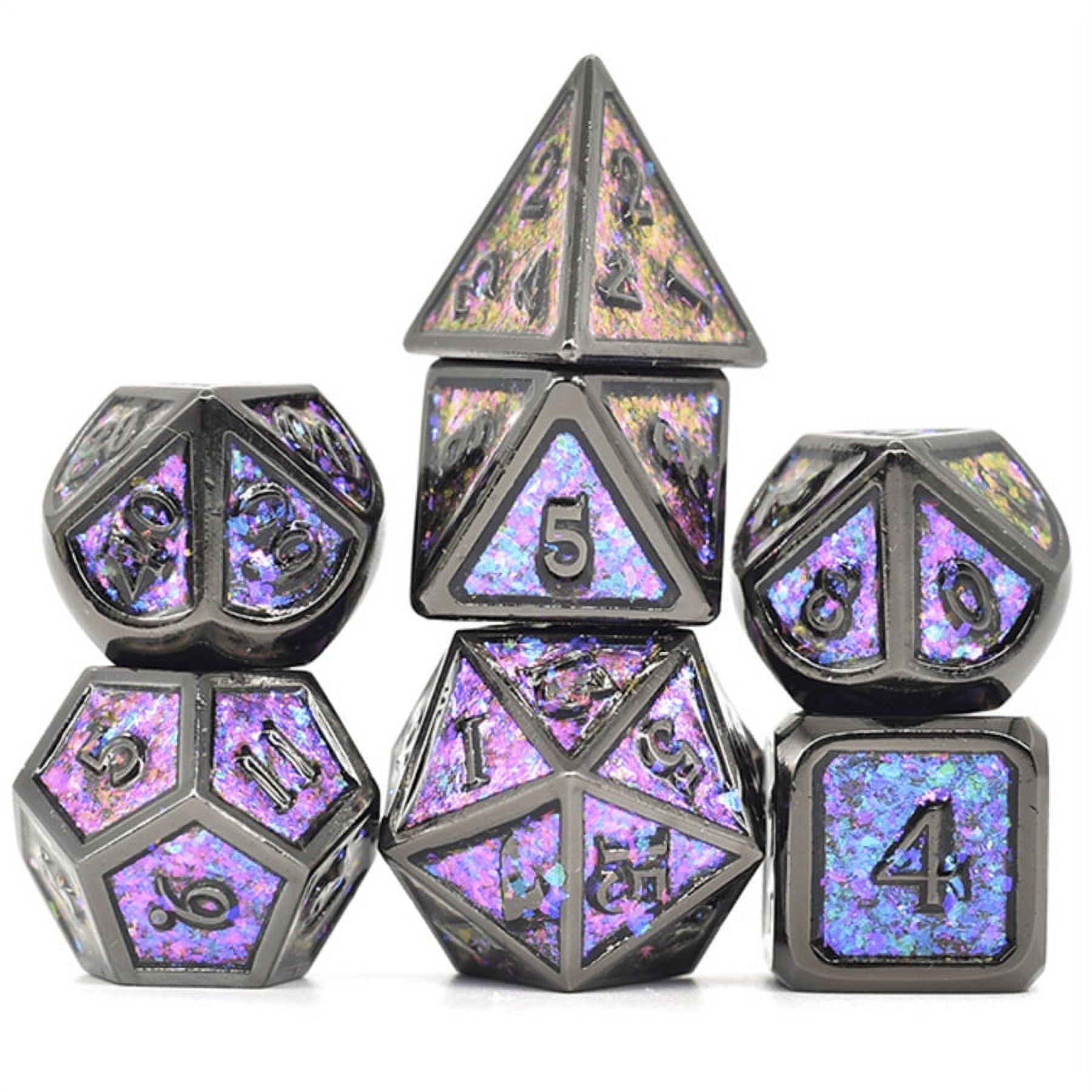 FBG4155: Color Shifting: Night Sky Metal RPG Dice Set