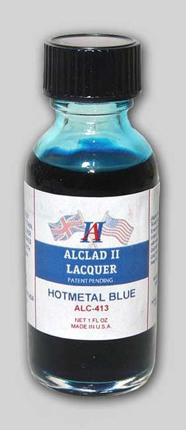 ALC 413 1oz. Bottle Hot Metal Blue Lacquer