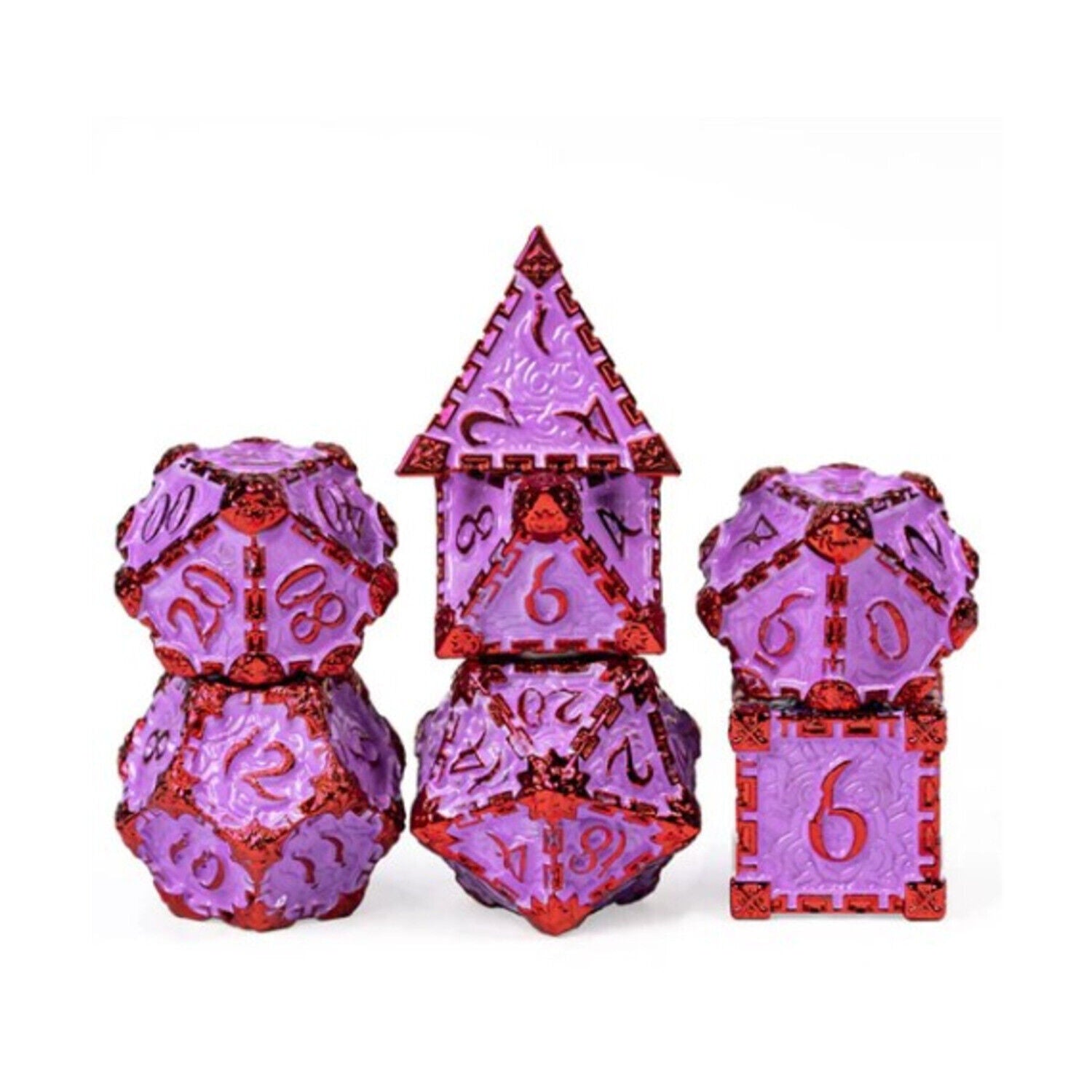 FBG4328: Dagger of Venom: Fairie Purple RPG Metal Dice Set