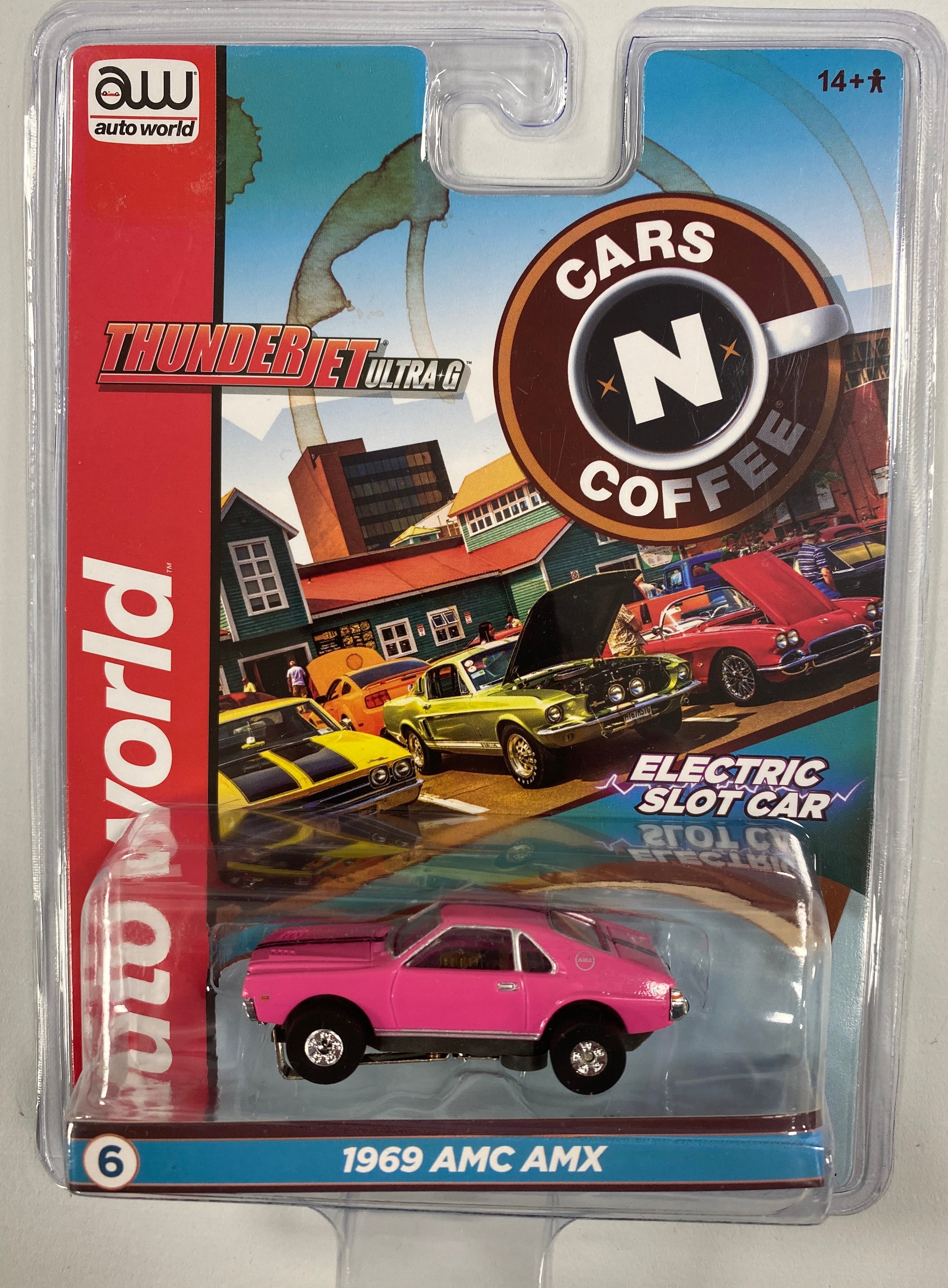 AWDSC360-6P: Pink 1969 AMC AMX Cars N Coffee