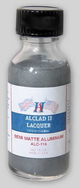ALC 116 1oz. Bottle Semi Matte Aluminum Lacquer