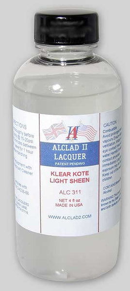 ALC 311 4oz. Bottle Clear Coat Light Sheen