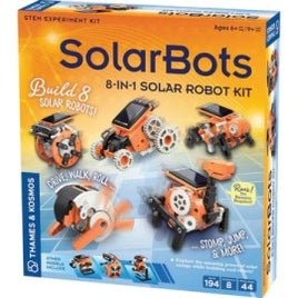 TNK665082: SolarBots: 8-in-1 Solar Robot Kit