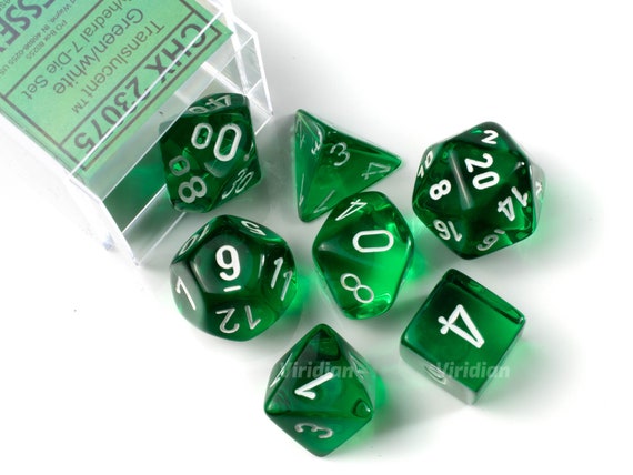 CHX23075: Translucent: Poly Green/White (7) Revised