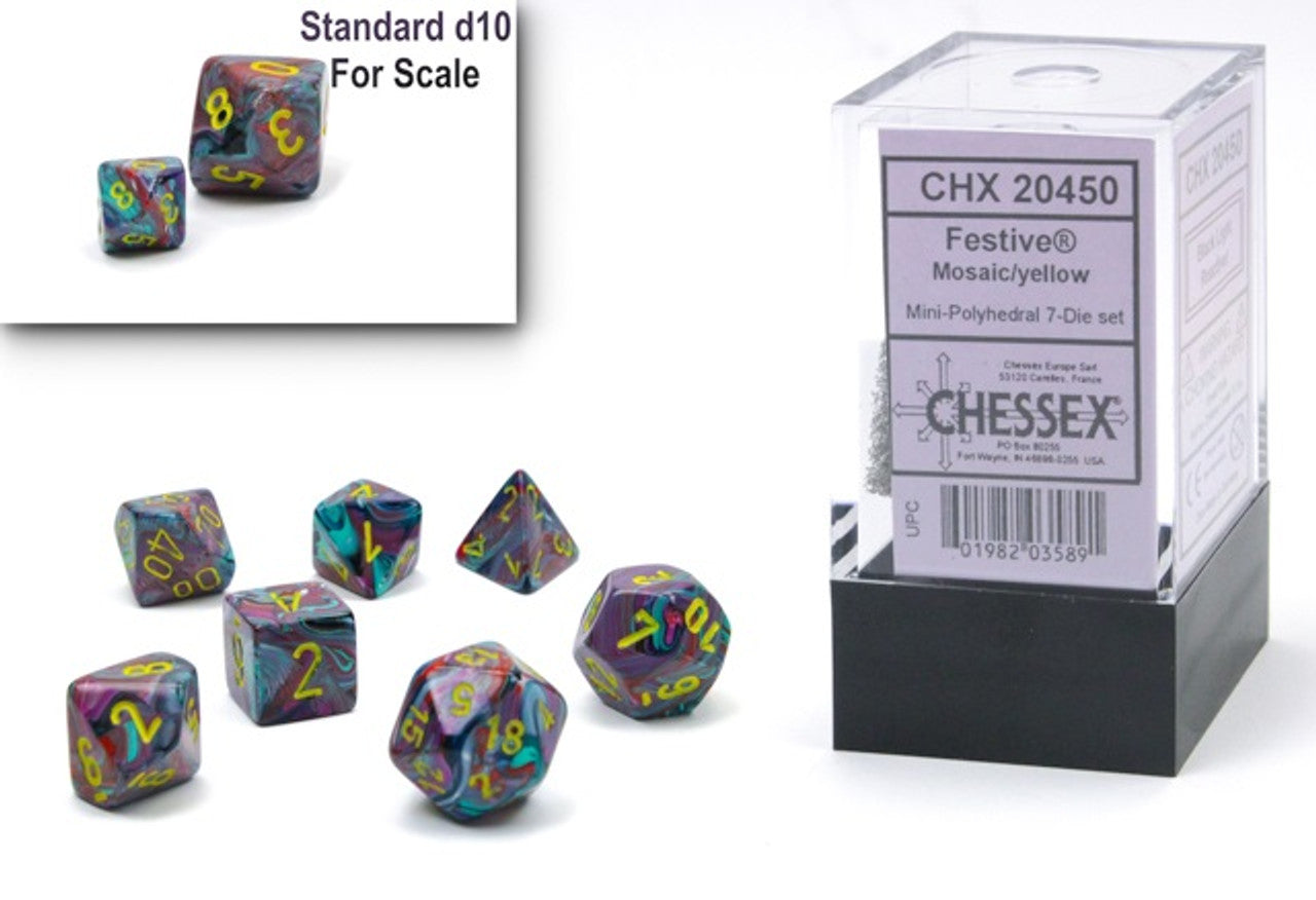 CHX20450: Festive: Mini-Poly Mosaic/yellow (7)