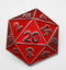 FBG3068: Red D20 Enamel Pin