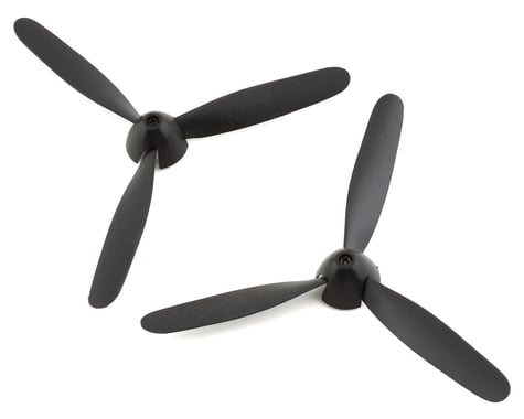 Rage RC 1337 3-Blade Propeller & Spinner Set (2) For Micro Warbirds