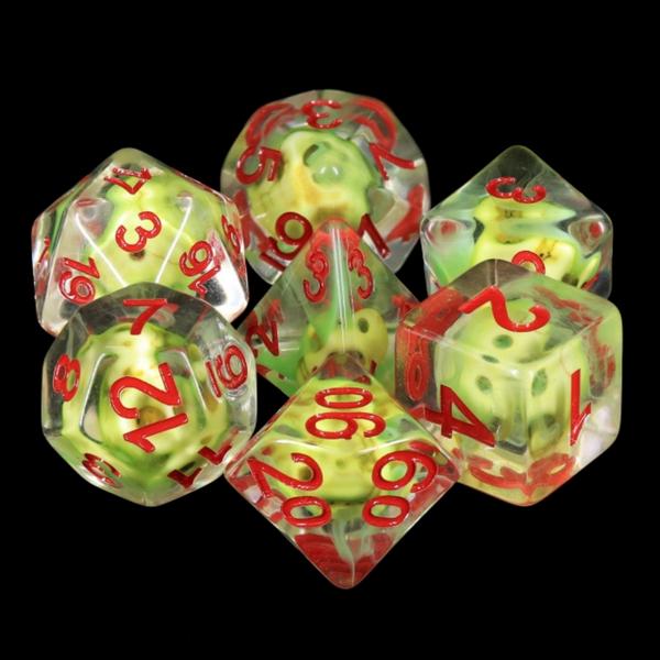 FBG2075: Sulfer Skull RPG Dice SetFBG2075