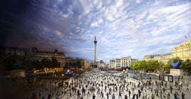 4D10009: Stephen Wilkes Trafalger Square, London, Day to Night