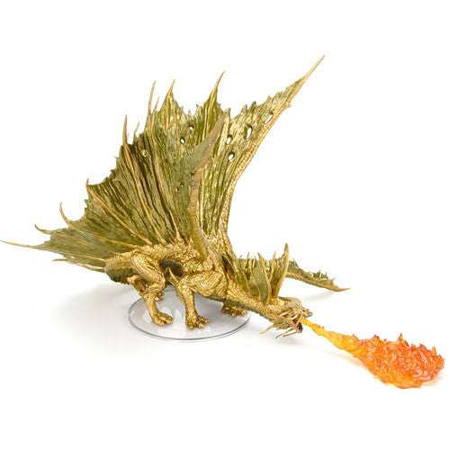 WZK96116: D&D Icons of Realms Adult Gold Dragon Premium Figure